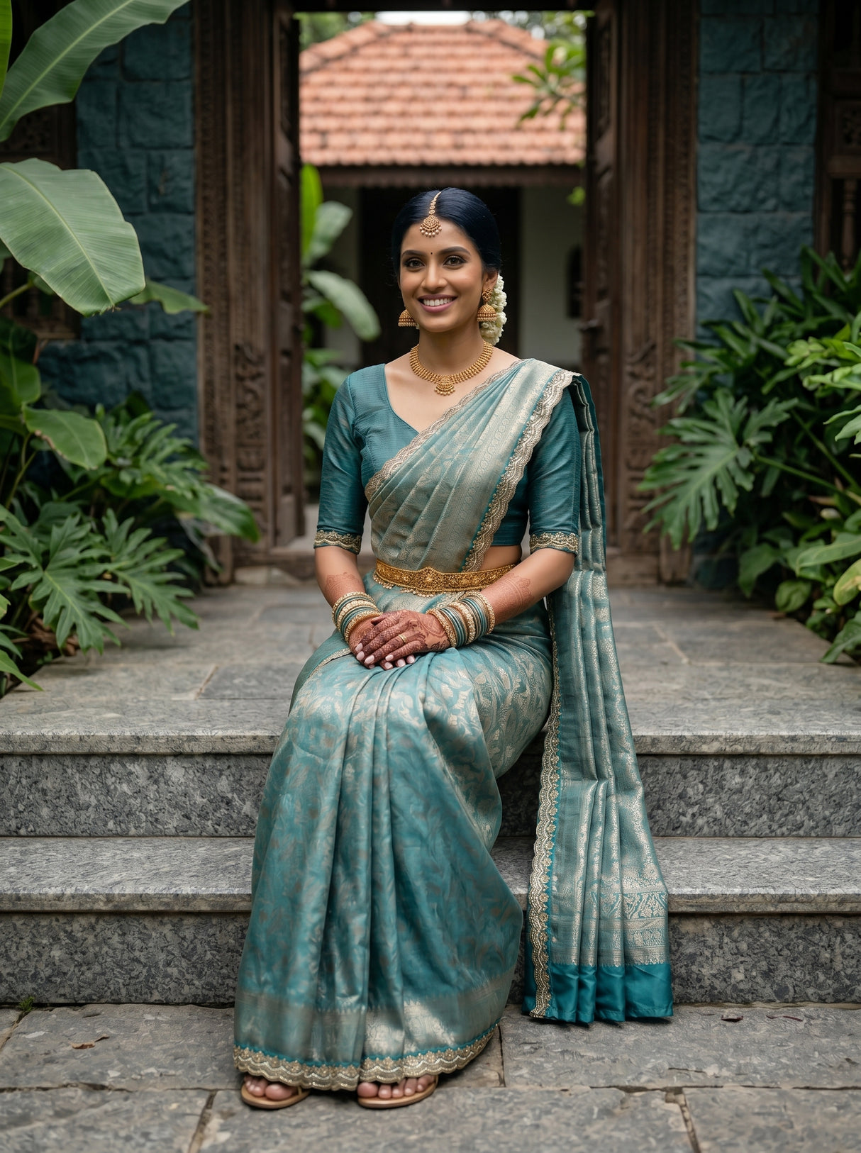MIMOSA Saree Saree — pose 8 styling detail