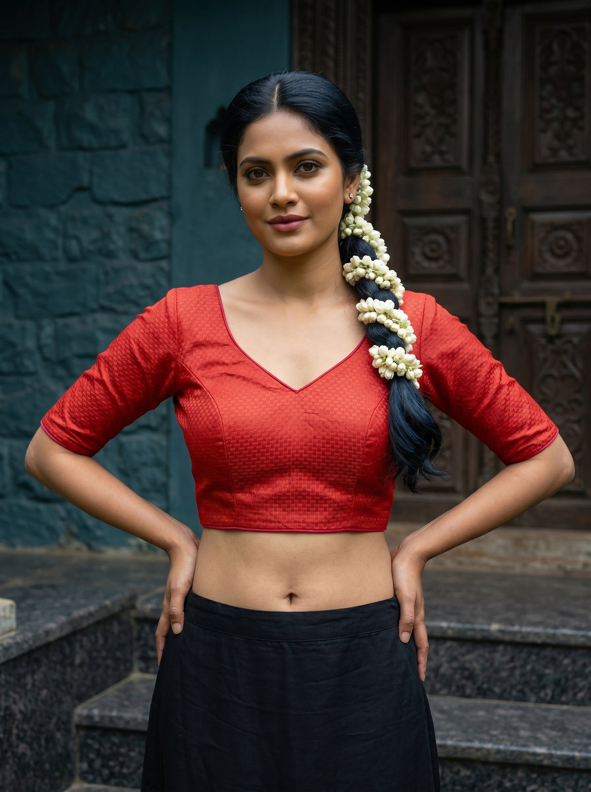 MIMOSA Saree Saree — blouse close-up