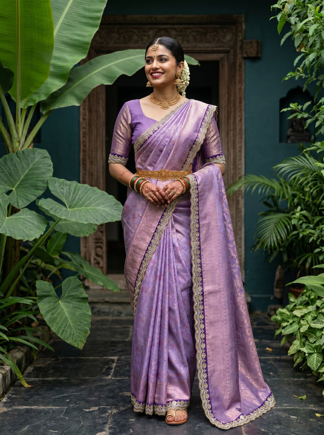 MIMOSA Saree Saree — front view on mannequin