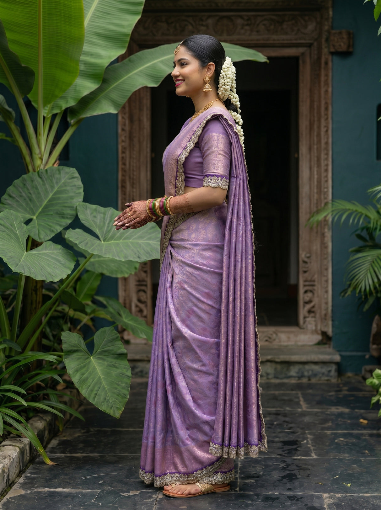 MIMOSA Saree Saree — pose 3 styling detail