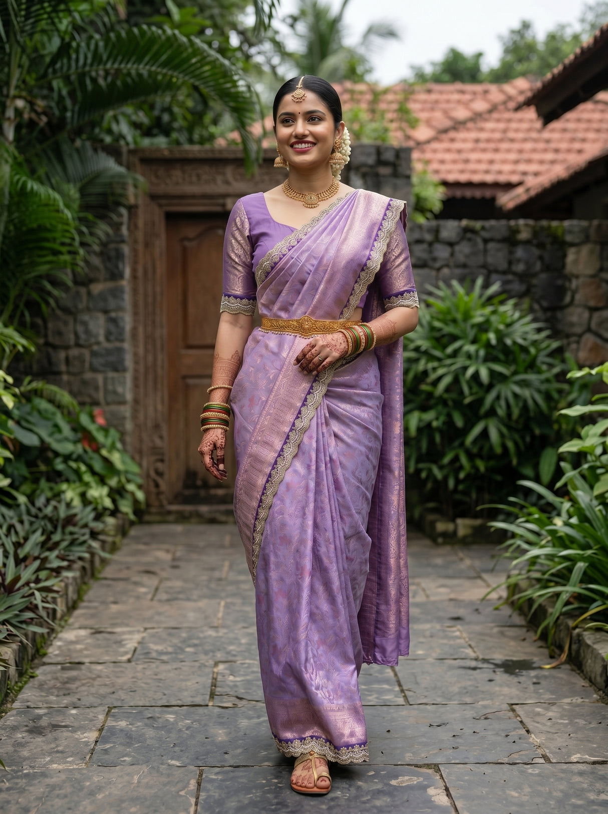 MIMOSA Saree Saree — pose 6 styling detail