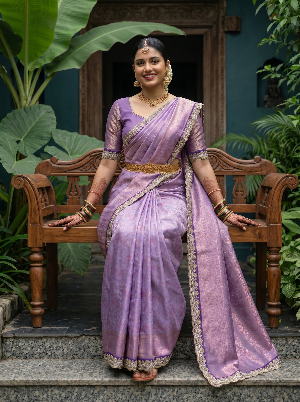 MIMOSA Saree Saree — pose 8 styling detail