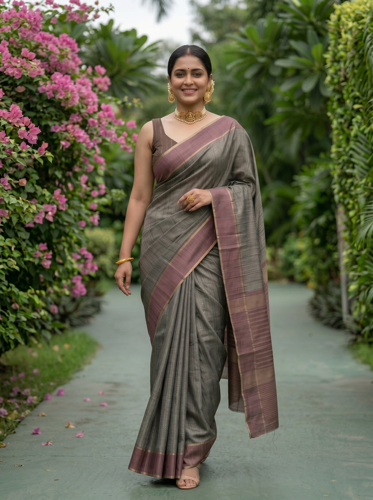 MIMOSA Saree Saree — pose 6 styling detail
