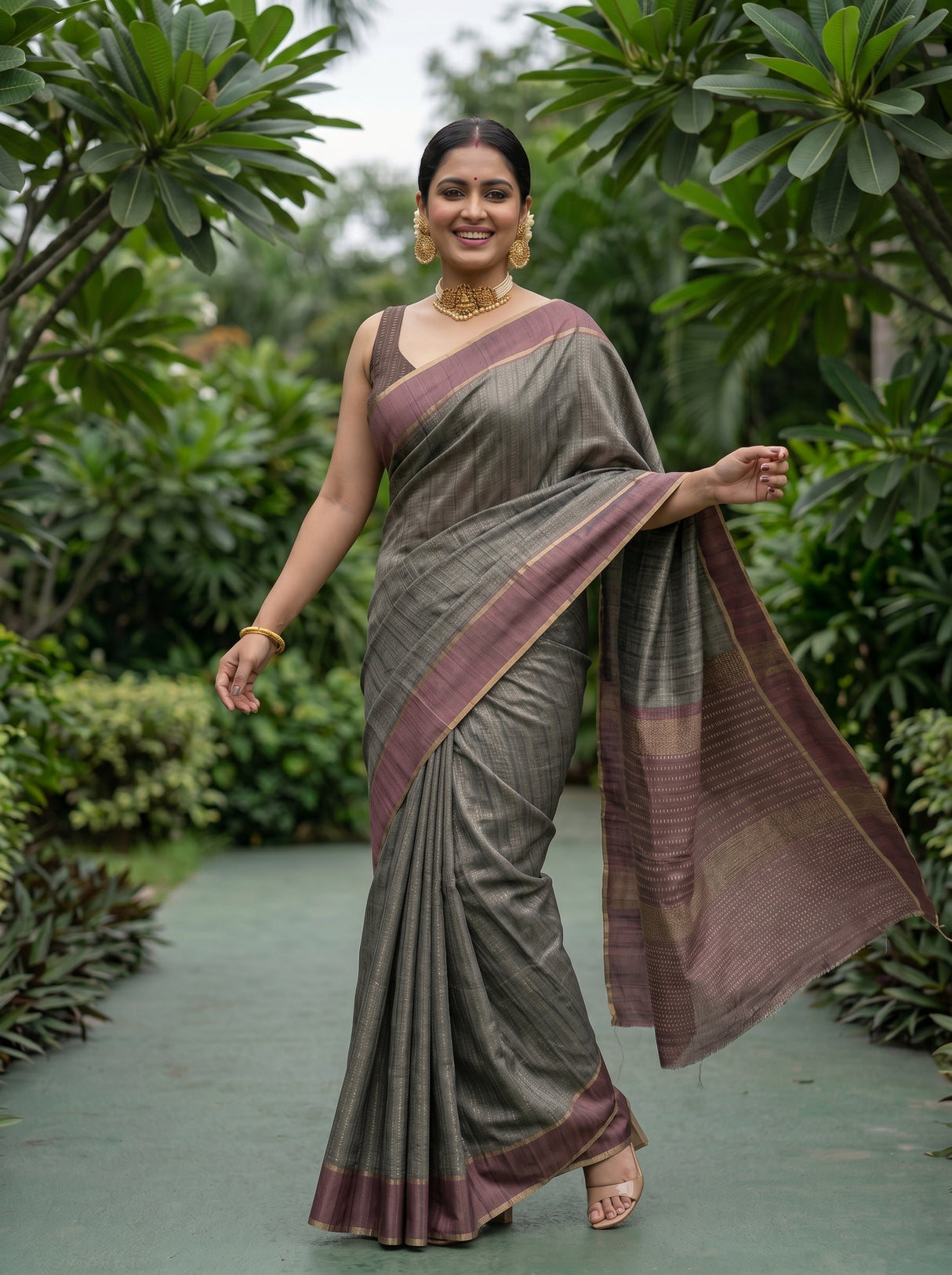 MIMOSA Saree Saree — pose 9 styling detail