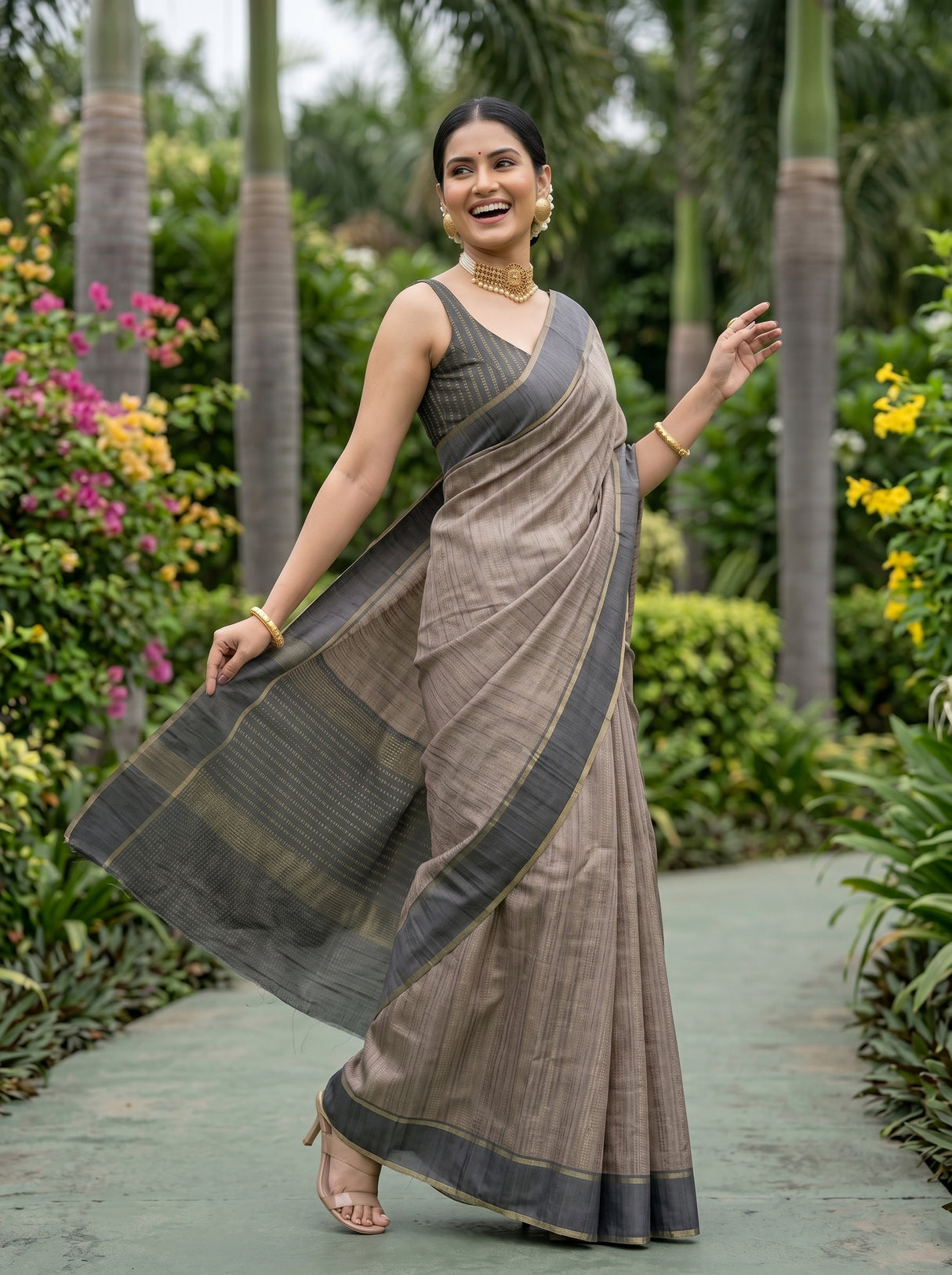 MIMOSA Saree Saree — pose 5 styling detail