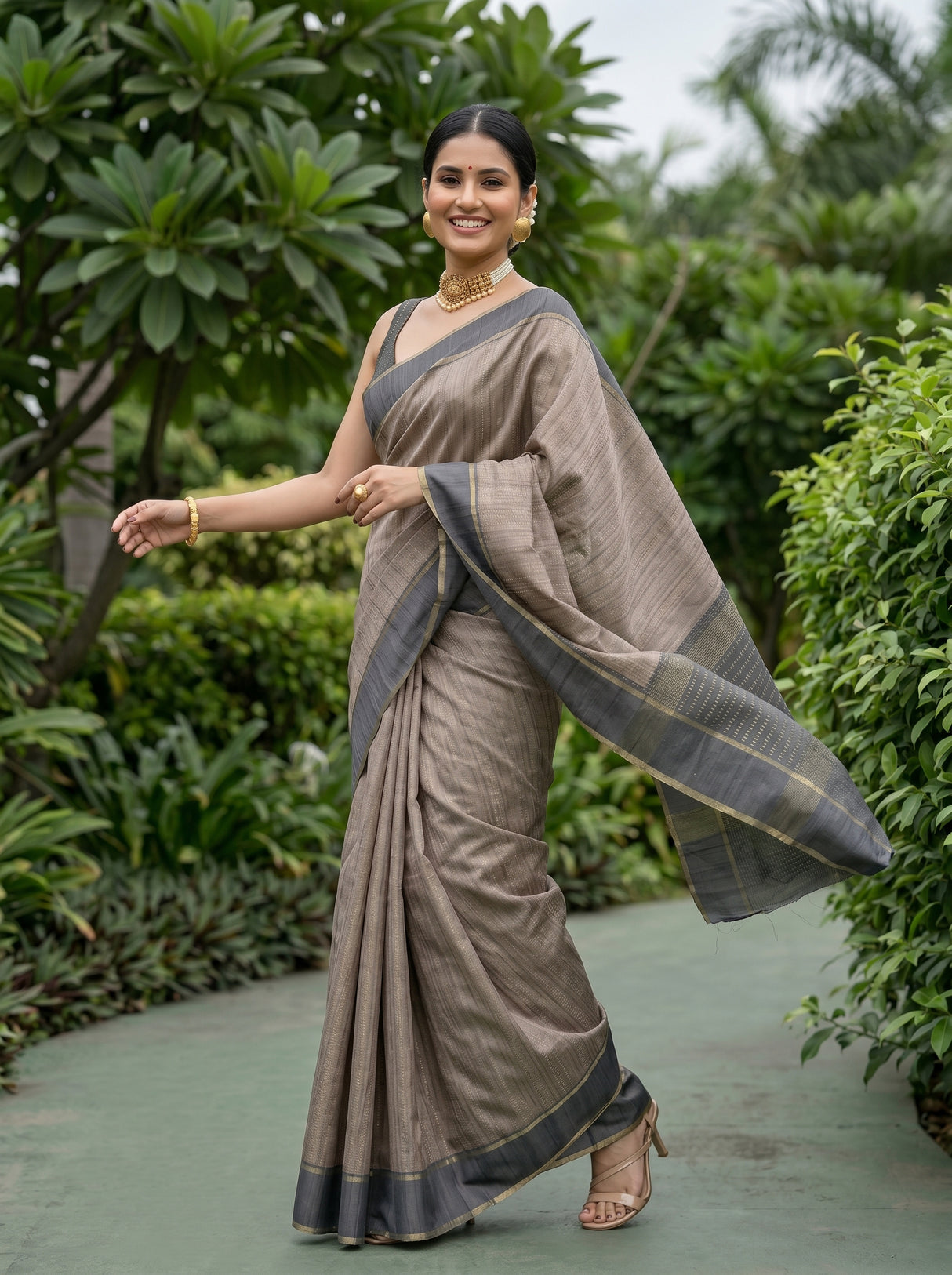 MIMOSA Saree Saree — pose 9 styling detail