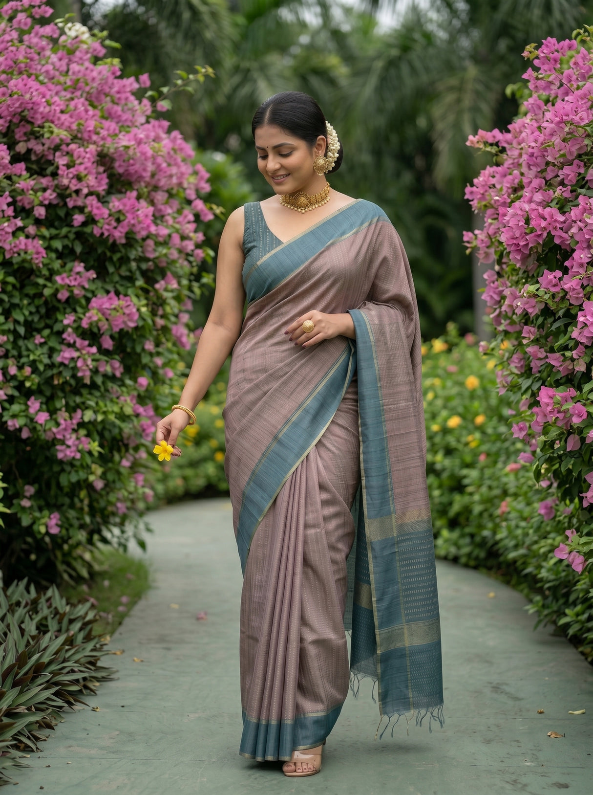 MIMOSA Saree Saree — pose 6 styling detail