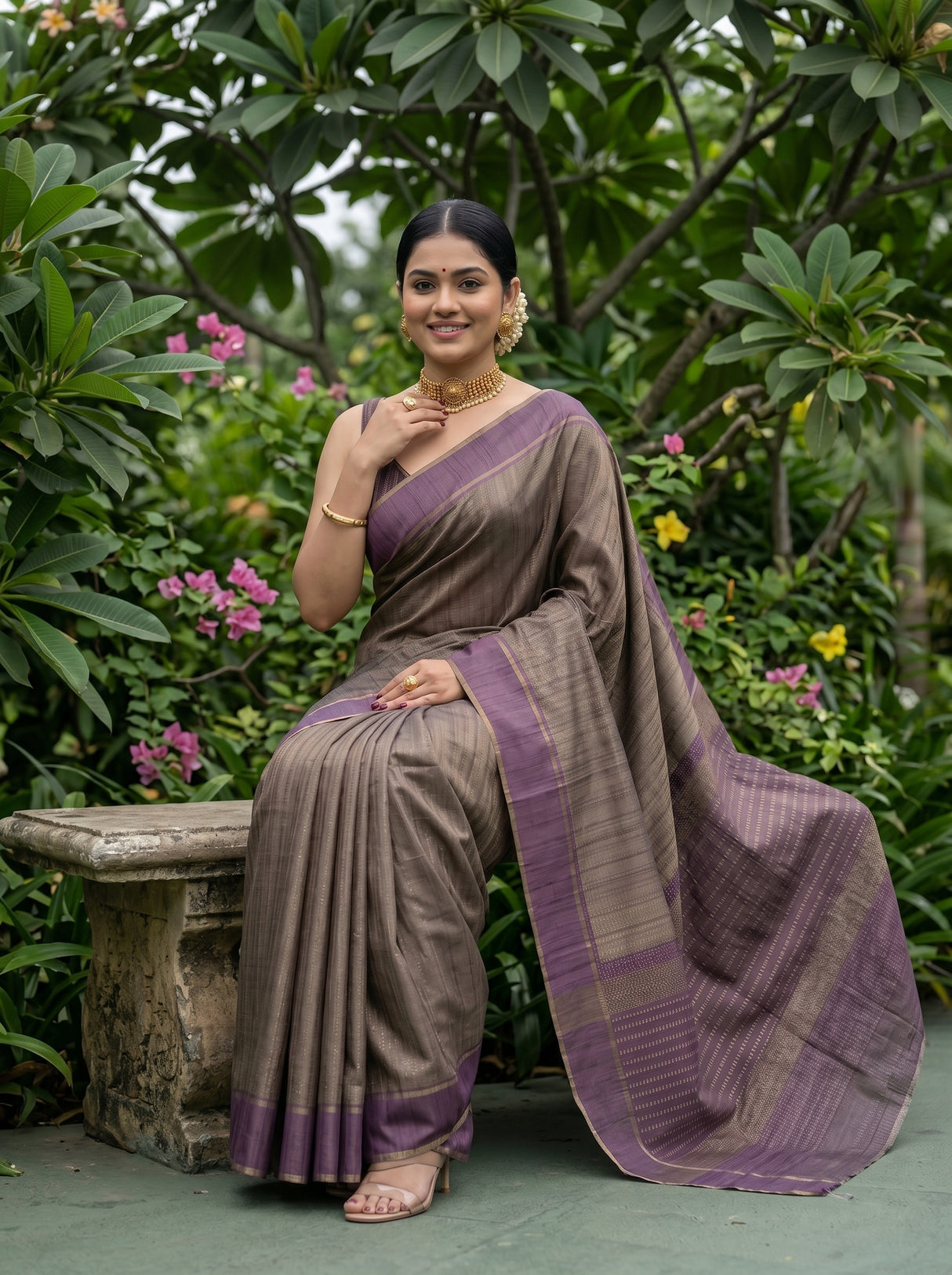 MIMOSA Saree Saree — pose 8 styling detail