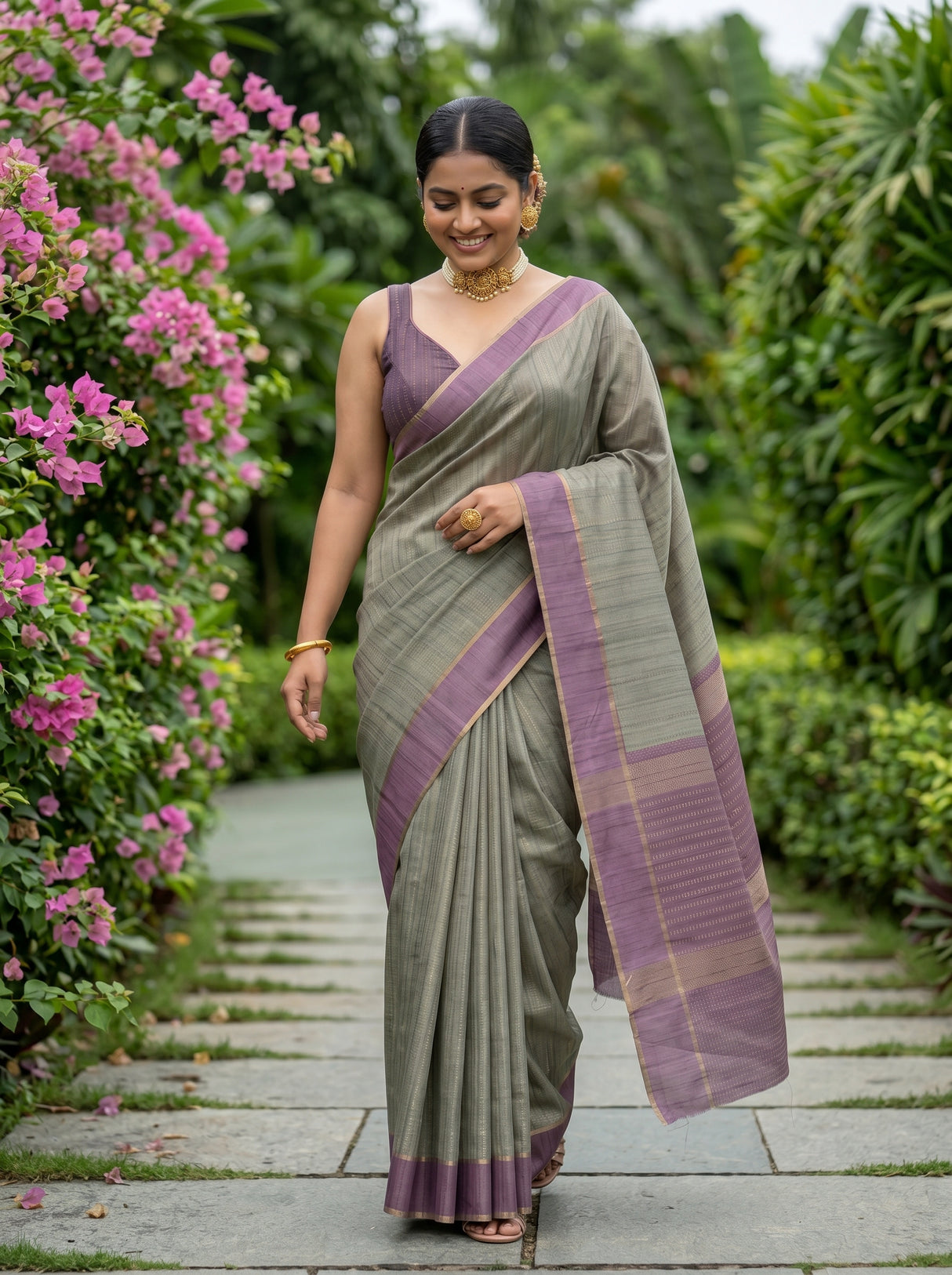 MIMOSA Saree Saree — pose 6 styling detail