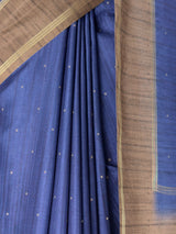 MIMOSA Navy Saree Saree — fleets shot full lifestyle