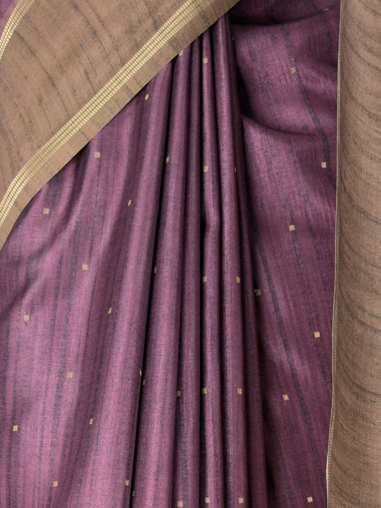MIMOSA Wine Saree Saree — fleets shot full lifestyle