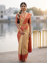 MIMOSA Saree Saree — front view on mannequin