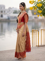 MIMOSA Saree Saree — pose 3 styling detail