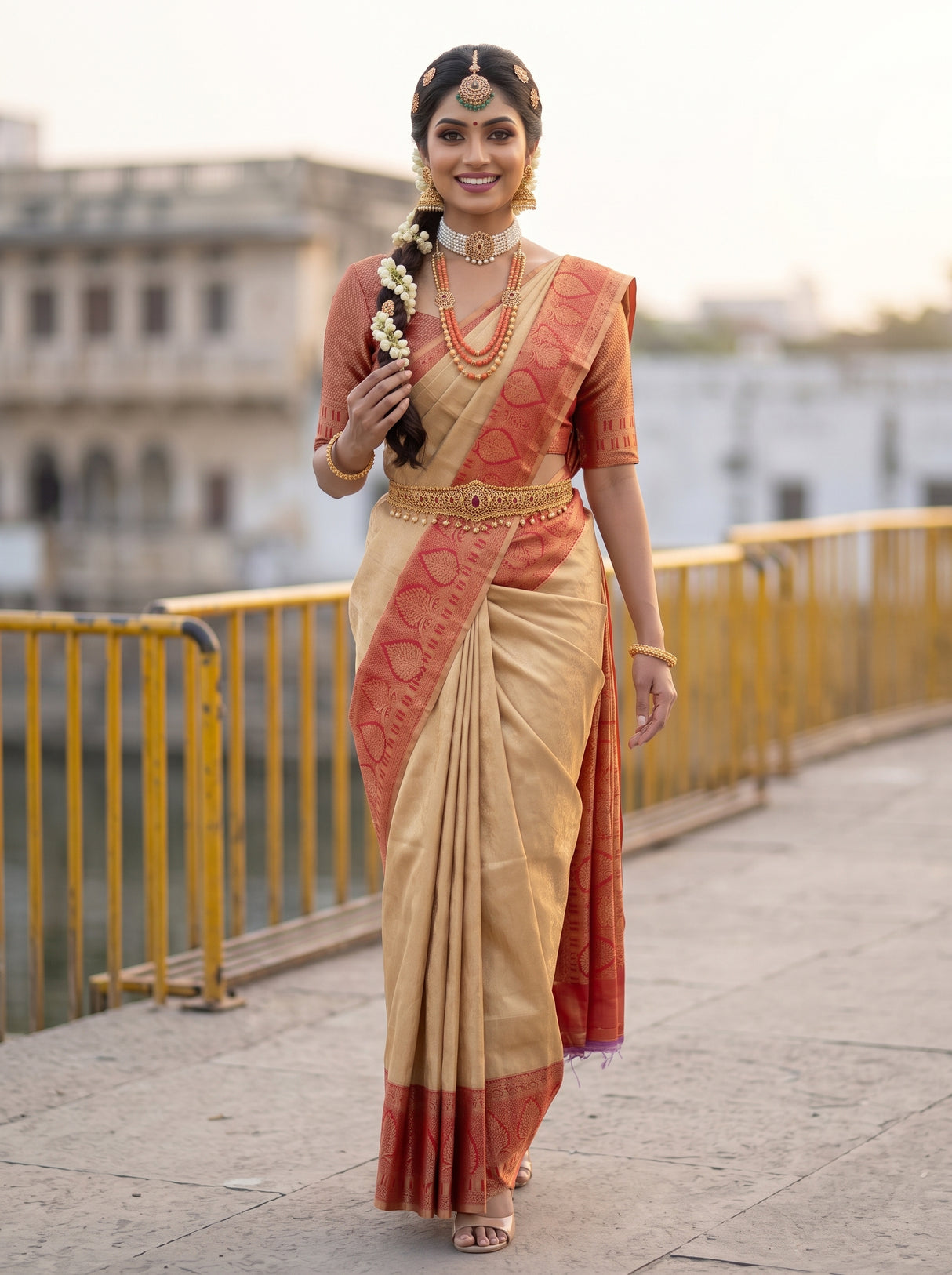 MIMOSA Saree Saree — pose 6 styling detail