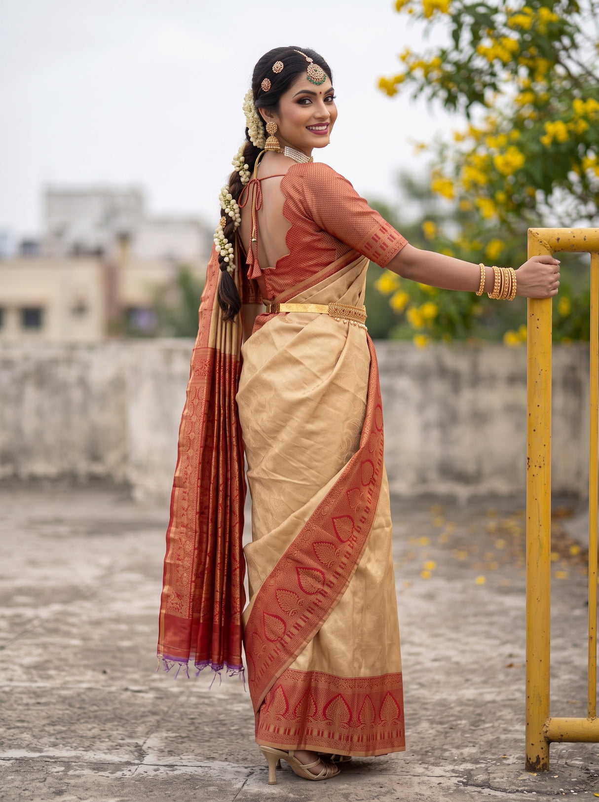 MIMOSA Saree Saree — pose 7 styling detail