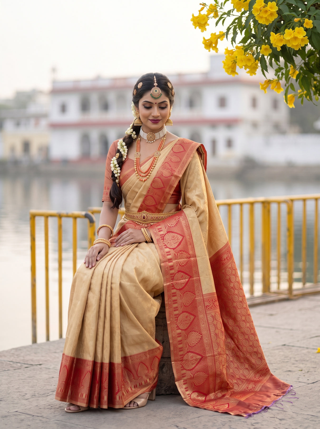 MIMOSA Saree Saree — pose 8 styling detail