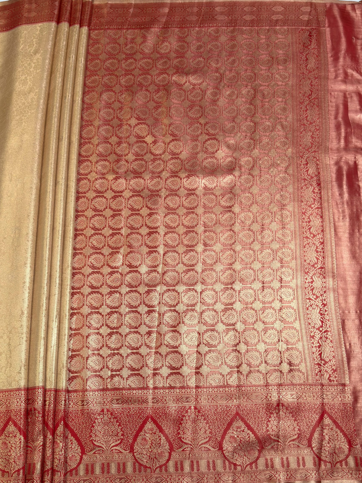 MIMOSA Saree Saree — pallu and zari work detail