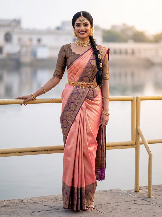MIMOSA Saree Saree — front view on mannequin
