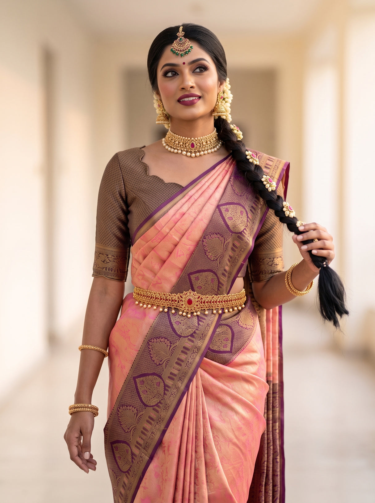 MIMOSA Saree Saree — pose 10 styling detail