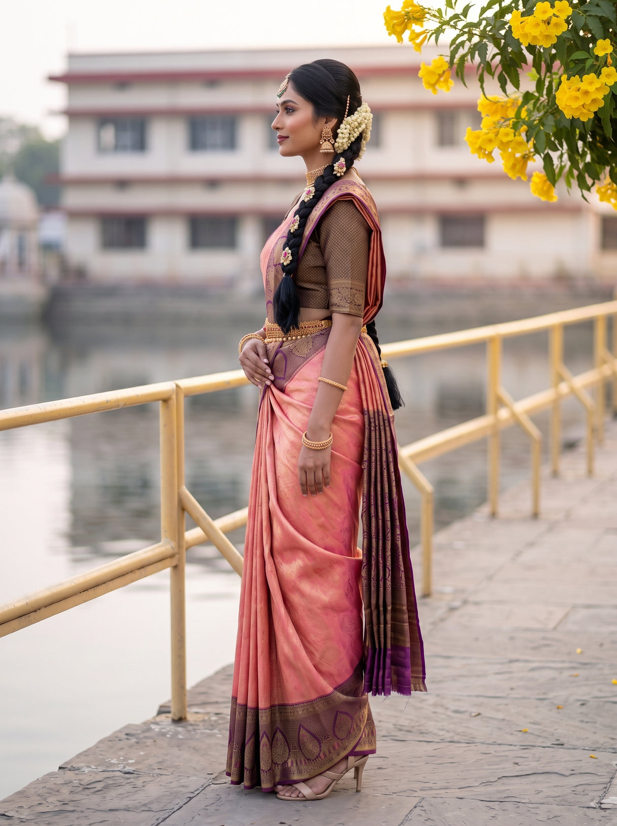 MIMOSA Saree Saree — pose 3 styling detail