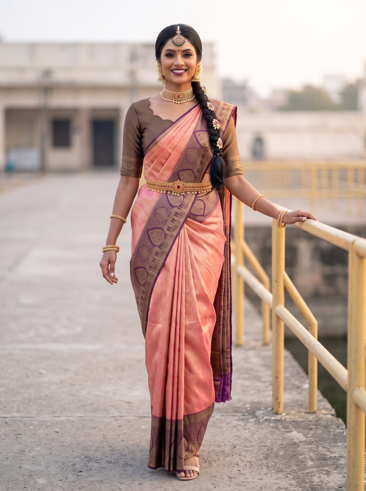 MIMOSA Saree Saree — pose 6 styling detail