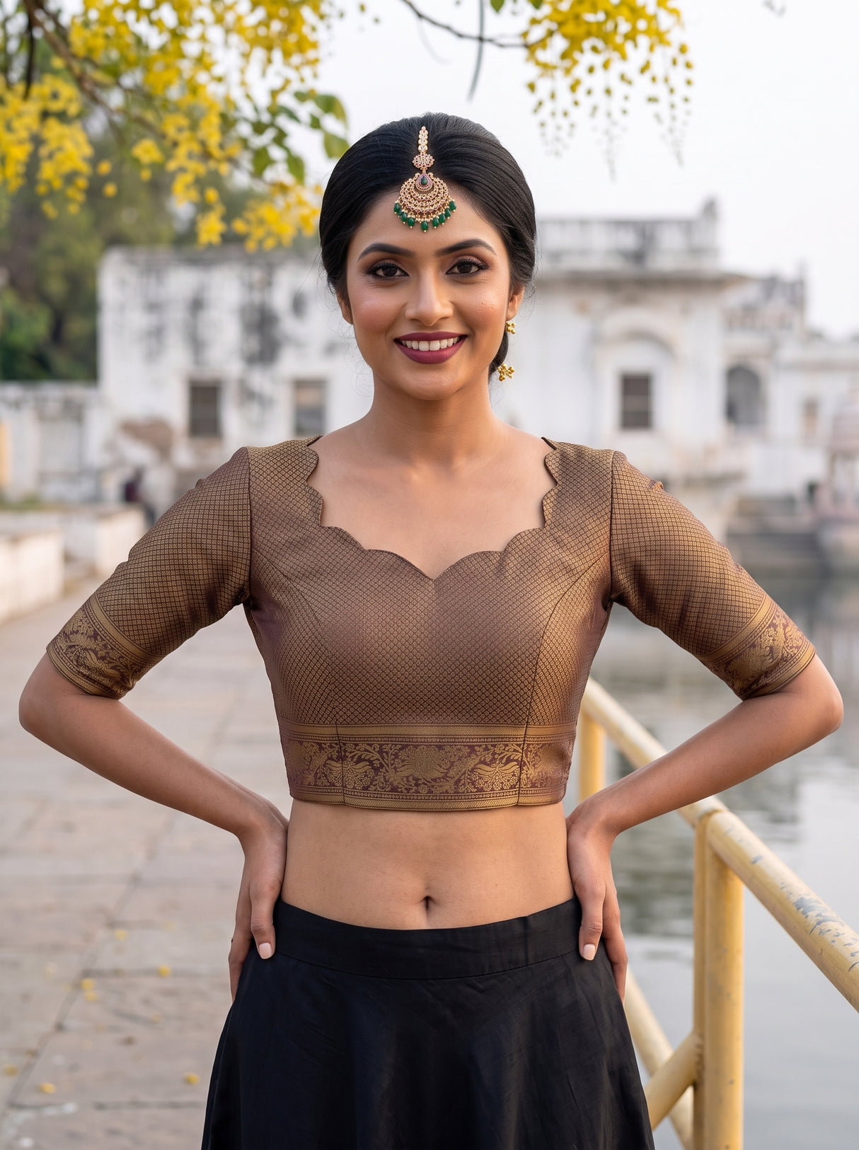 MIMOSA Saree Saree — blouse close-up