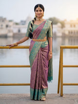 MIMOSA Saree Saree — front view on mannequin