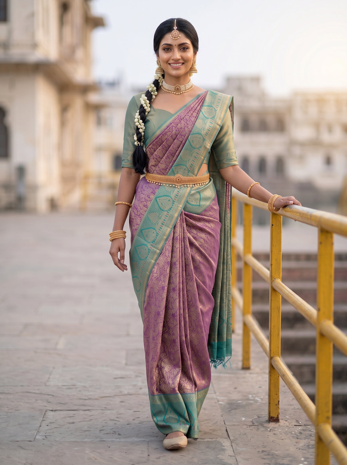 MIMOSA Saree Saree — pose 6 styling detail