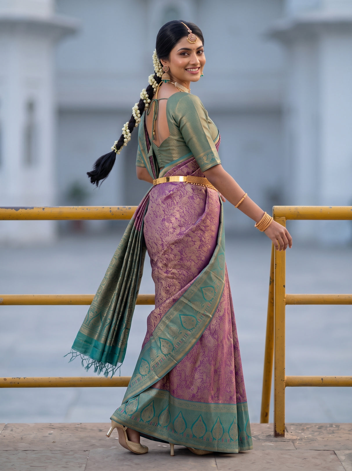 MIMOSA Saree Saree — pose 9 styling detail