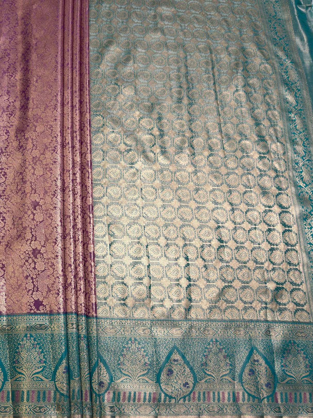 MIMOSA Saree Saree — pallu and zari work detail
