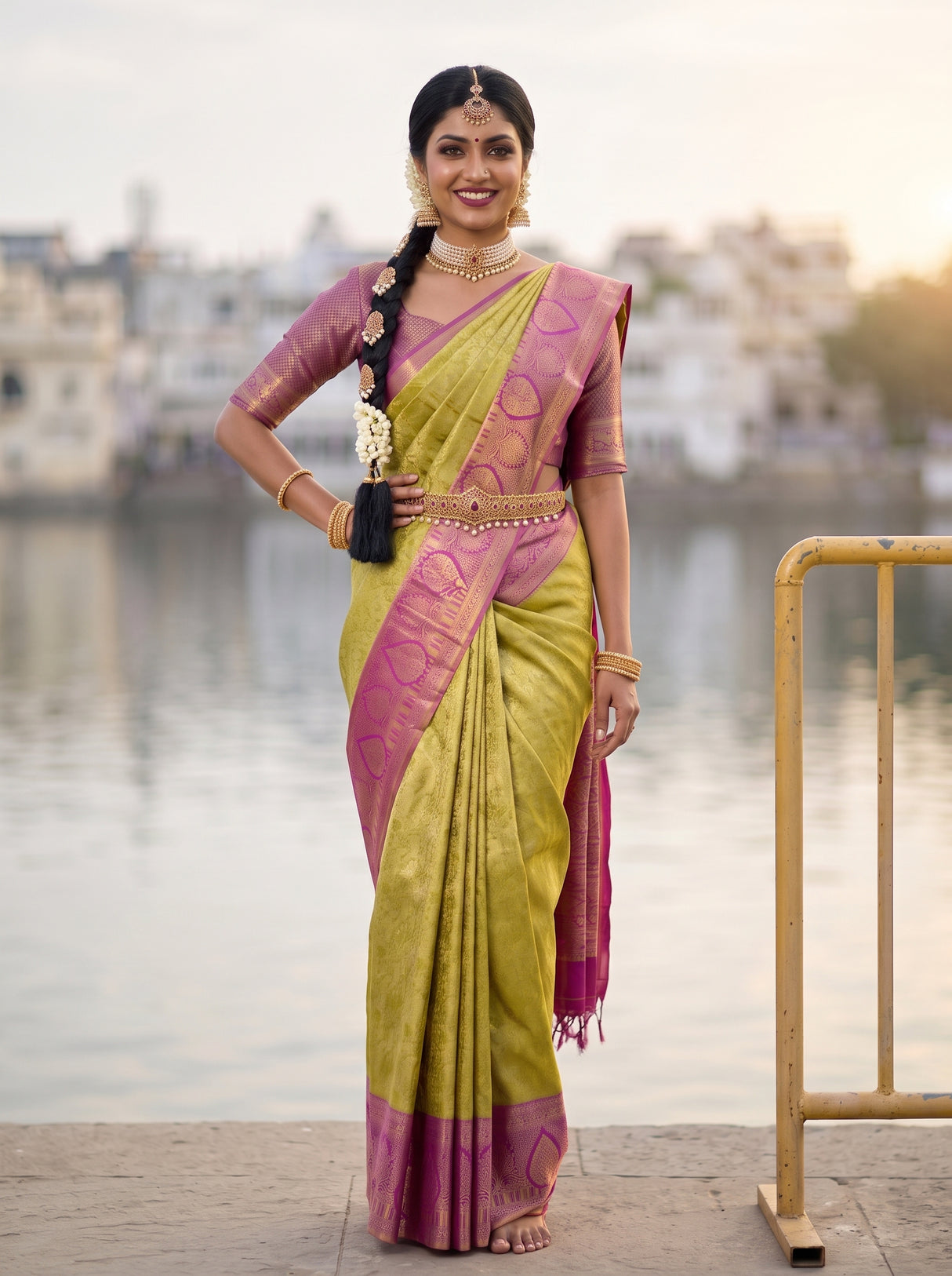 MIMOSA Saree Saree — pose 4 styling detail