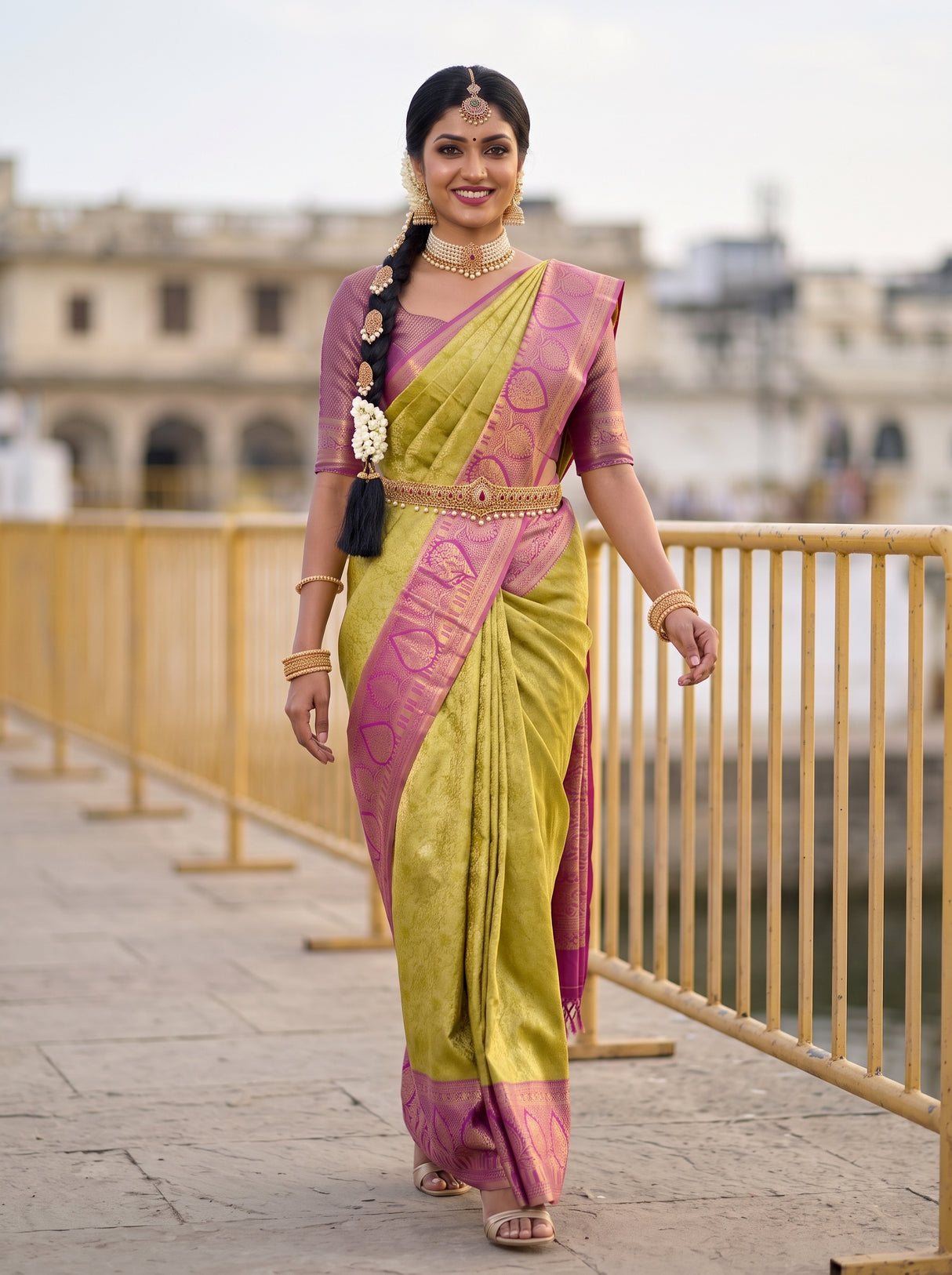 MIMOSA Saree Saree — pose 6 styling detail