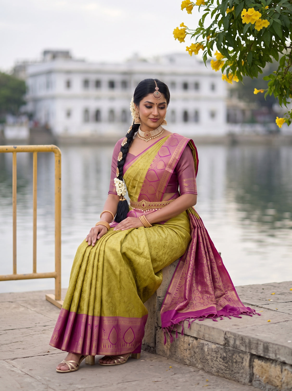 MIMOSA Saree Saree — pose 8 styling detail