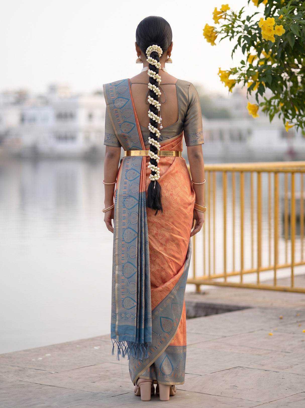 MIMOSA Saree Saree — pose 2 styling detail