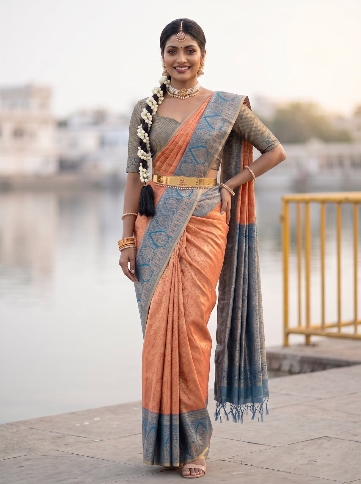 MIMOSA Saree Saree — pose 4 styling detail
