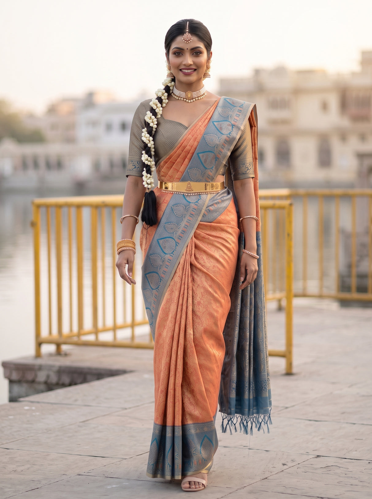 MIMOSA Saree Saree — pose 6 styling detail