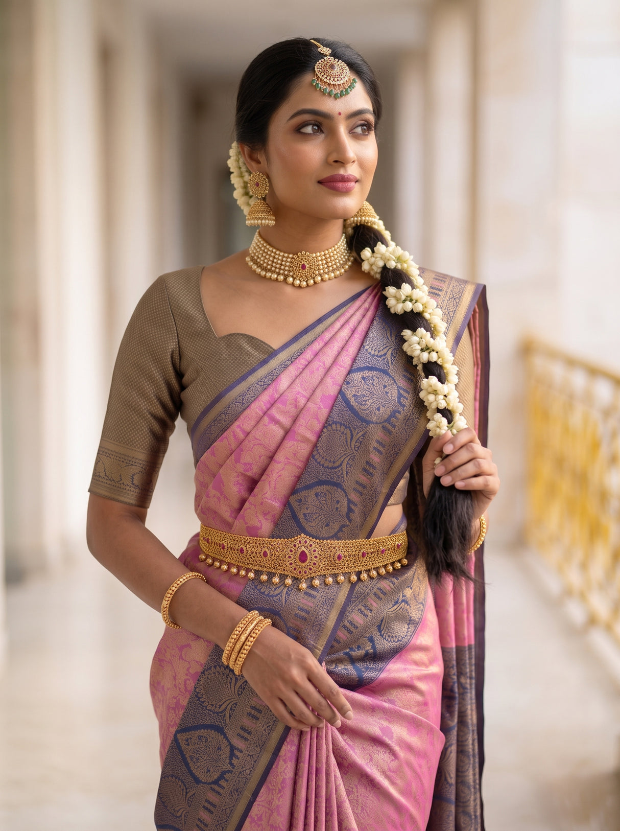 MIMOSA Saree Saree — pose 10 styling detail