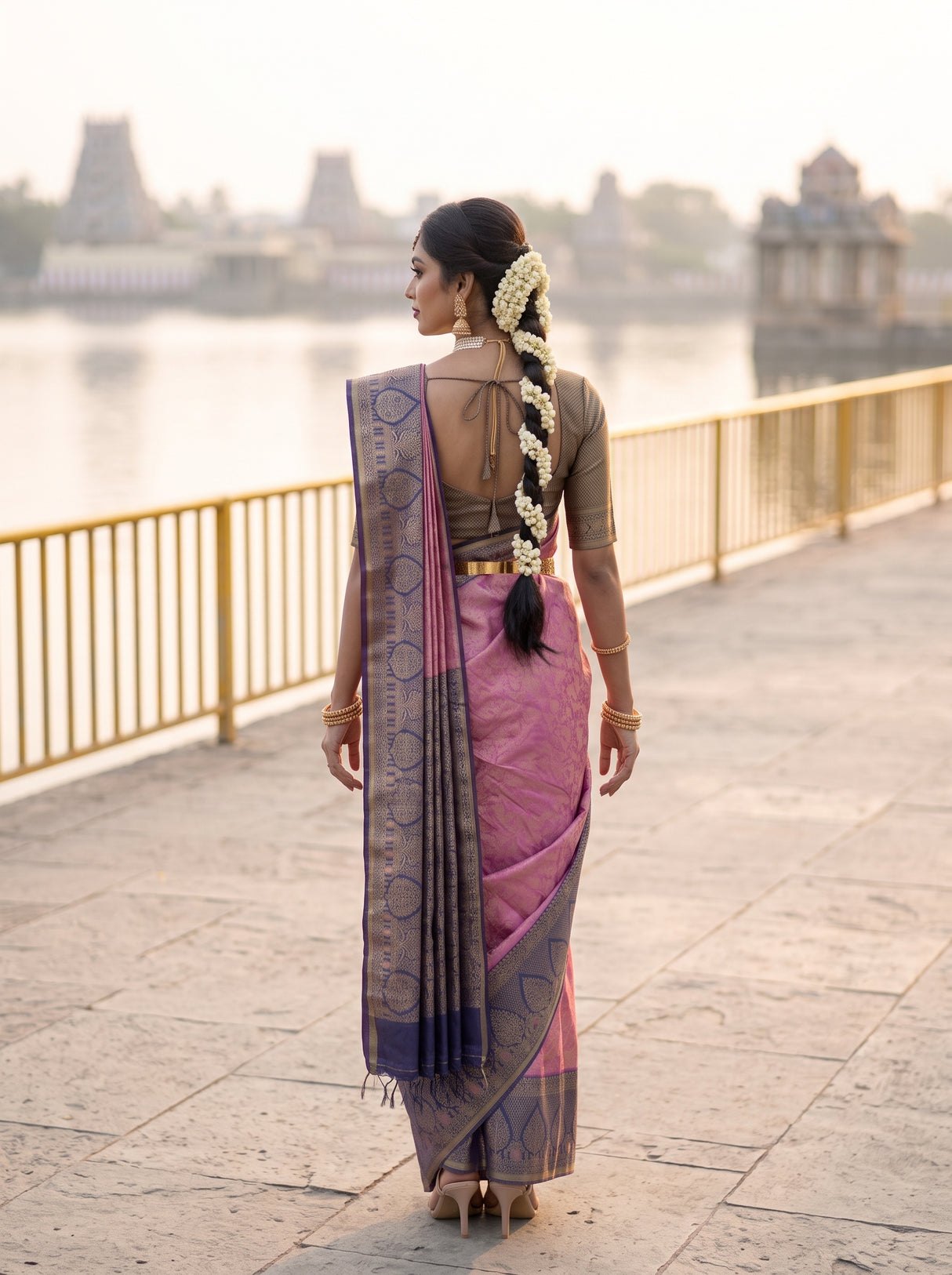 MIMOSA Saree Saree — pose 2 styling detail