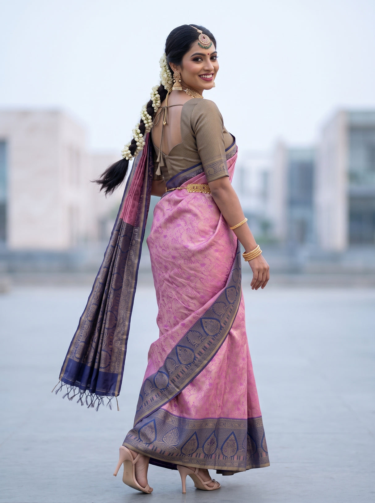 MIMOSA Saree Saree — pose 9 styling detail