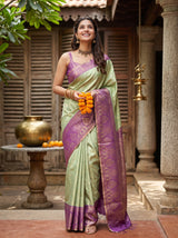 MIMOSA Saree Saree — front view on mannequin