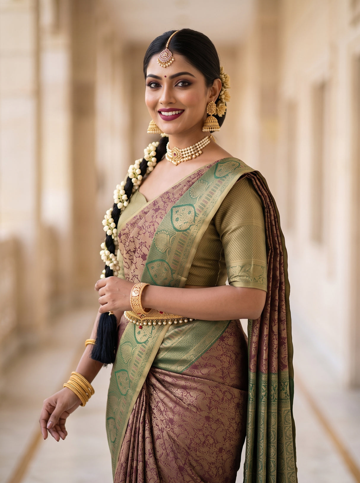 MIMOSA Saree Saree — pose 10 styling detail