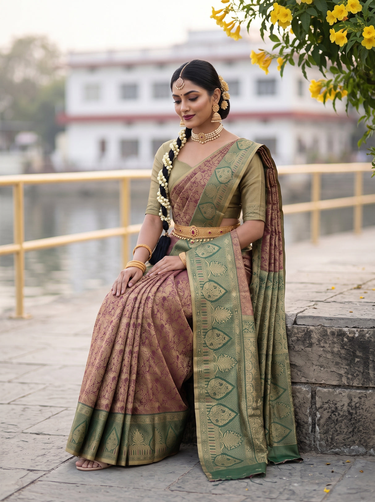 MIMOSA Saree Saree — pose 8 styling detail