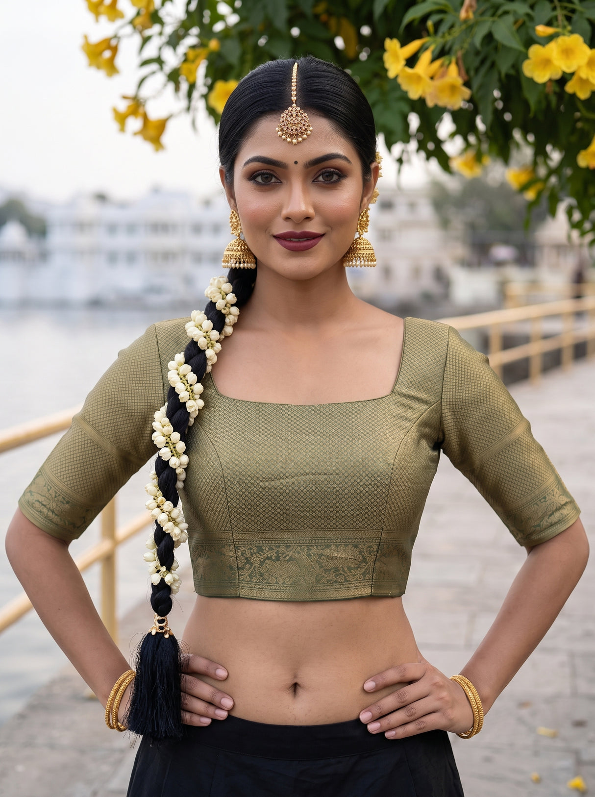 MIMOSA Saree Saree — blouse close-up