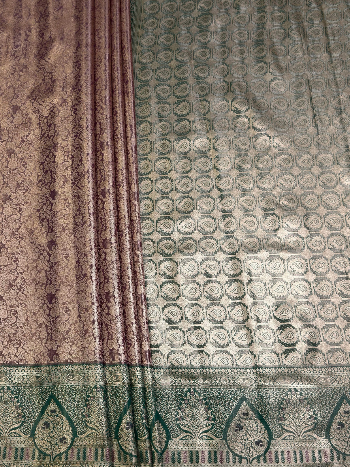 MIMOSA Saree Saree — pallu and zari work detail