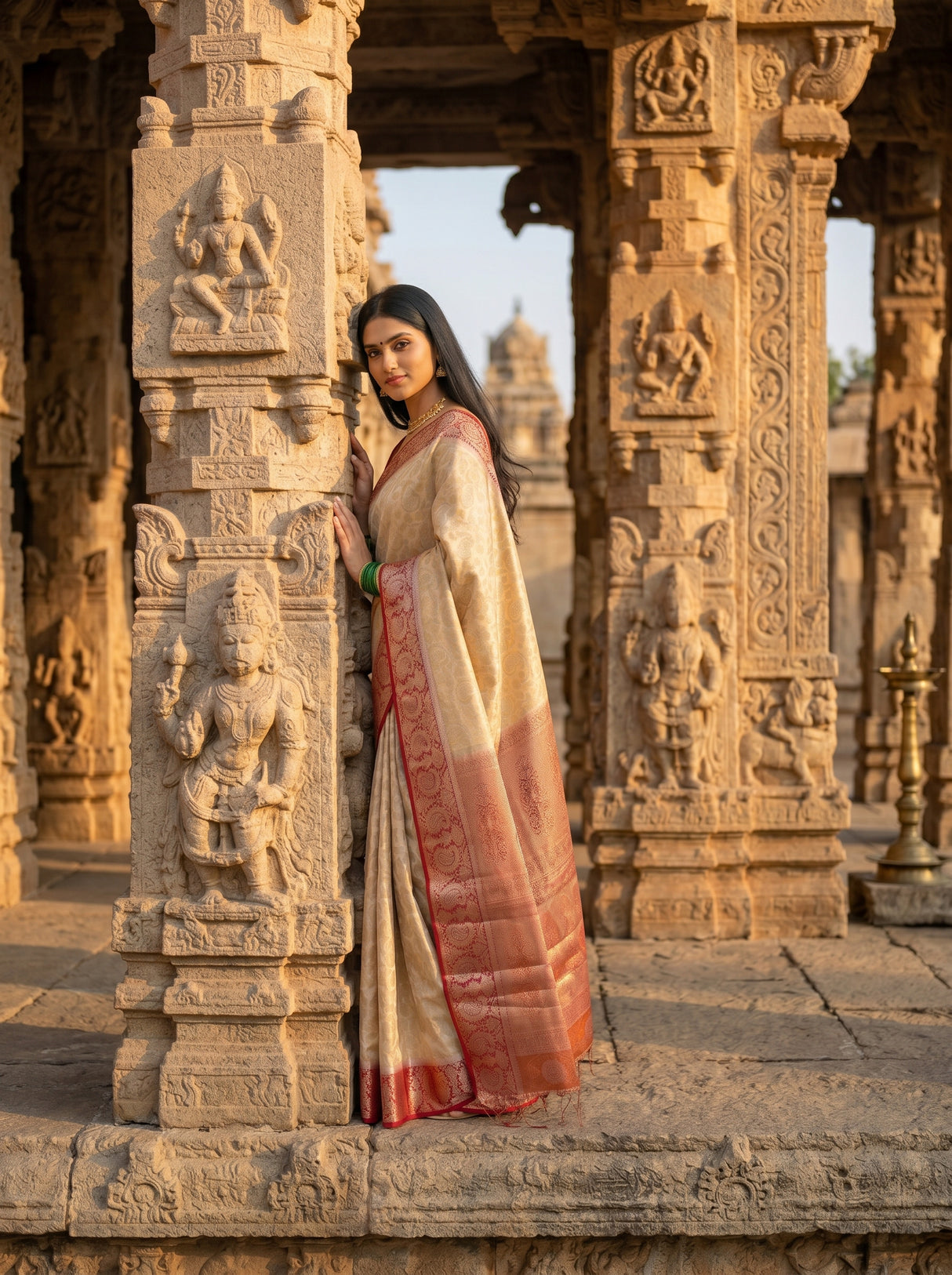 MIMOSA Saree Saree — pose 7 styling detail