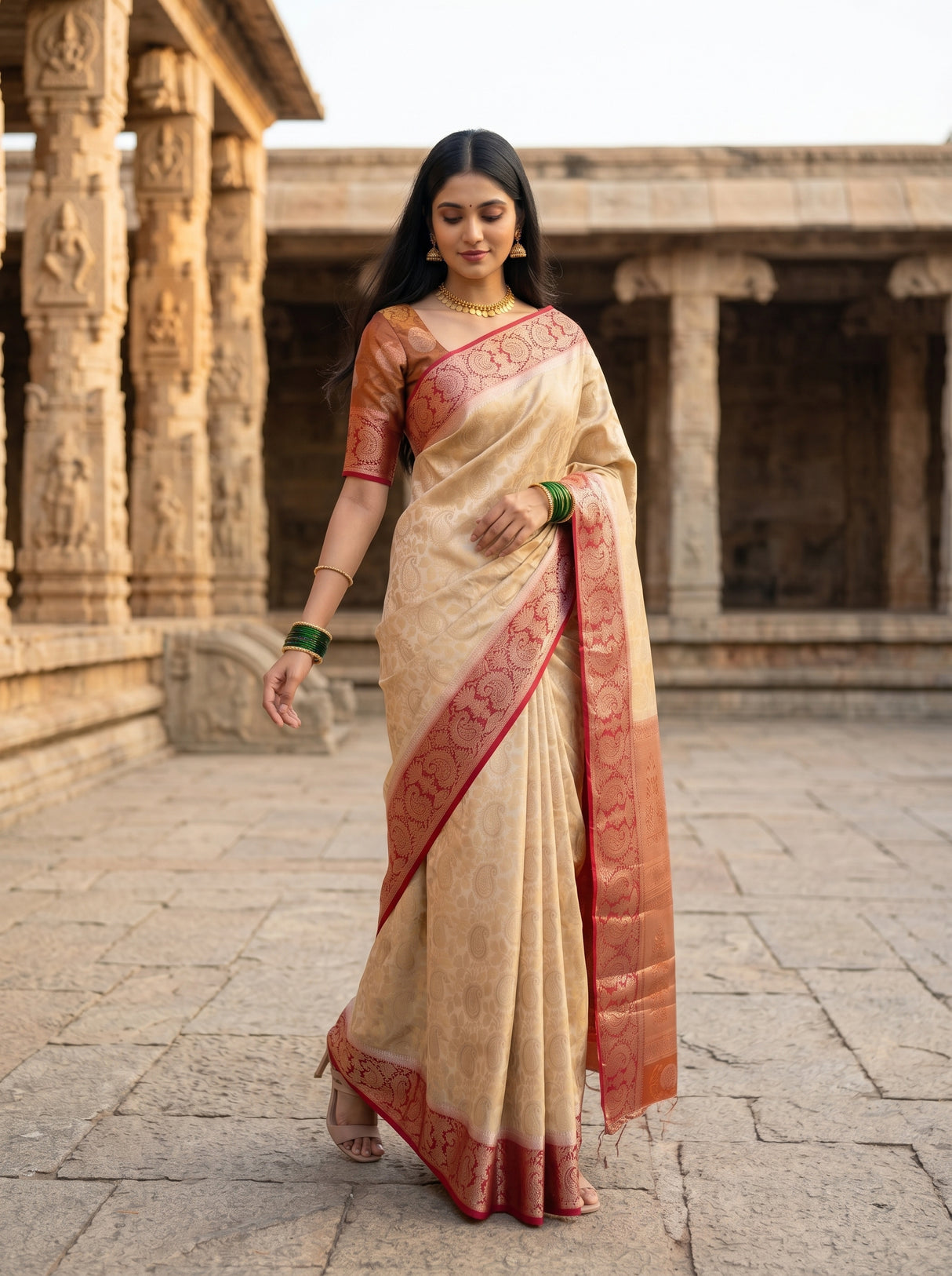 MIMOSA Saree Saree — pose 9 styling detail