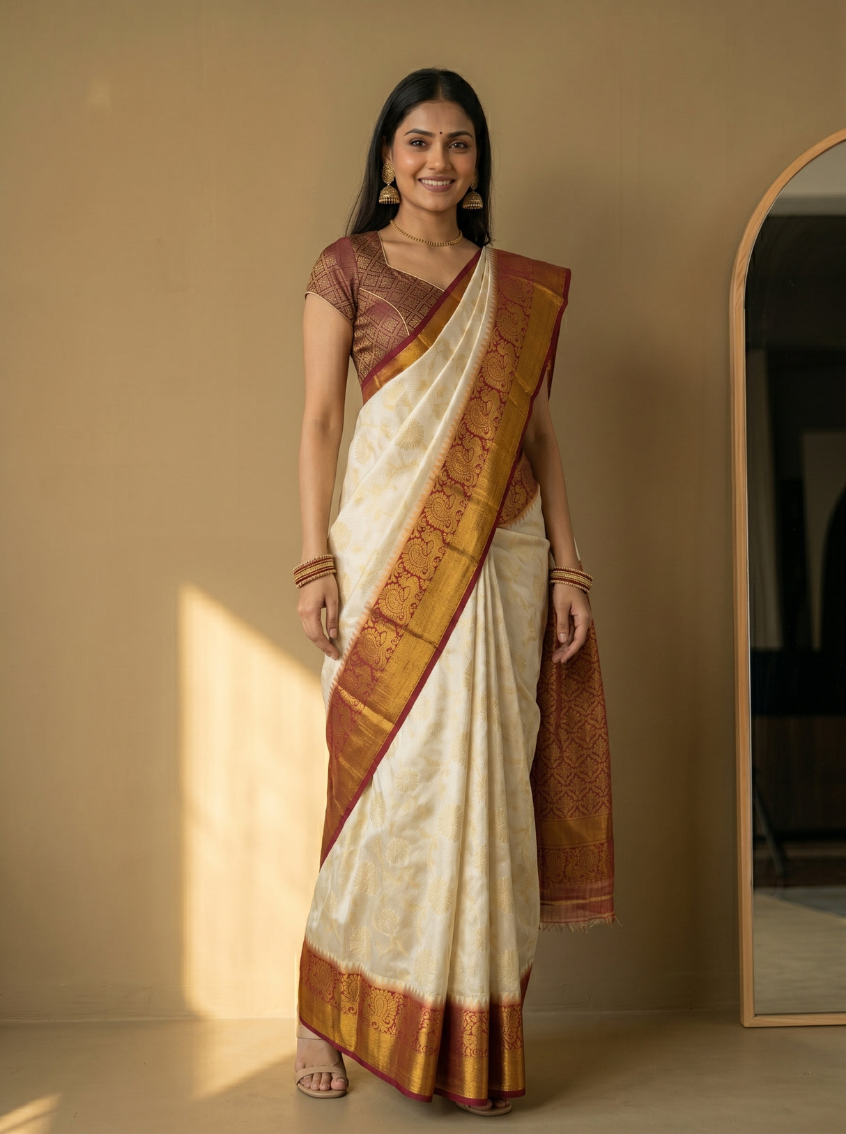 MIMOSA Saree Saree — pose 5 styling detail
