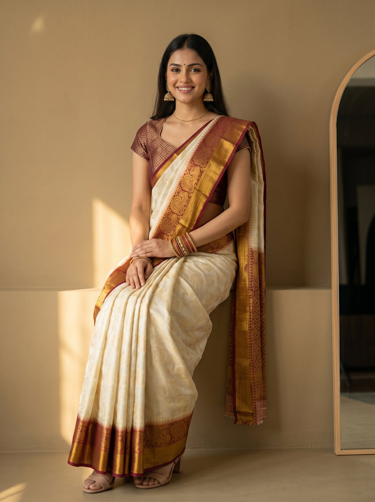 MIMOSA Saree Saree — pose 8 styling detail