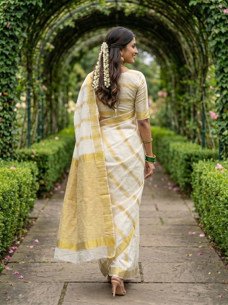 MIMOSA Saree Saree — pose 2 styling detail