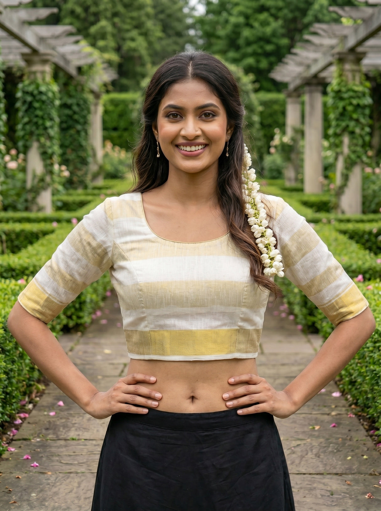 MIMOSA Saree Saree — blouse close-up